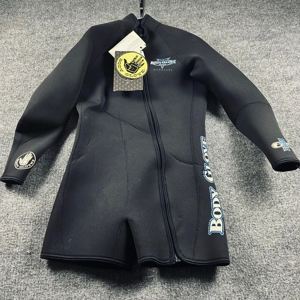 Vintage Body Glove 6.5mm Explorer Dive Wetsuit Mens ML Metalite Shorty NWT